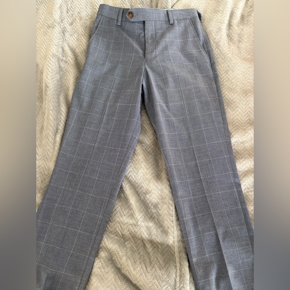 Gray Plaid Dress Pants by Ralph Lauren